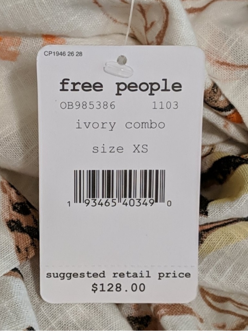 Free People Anita Maxi Dress In Ivory - Picture 9 of 9